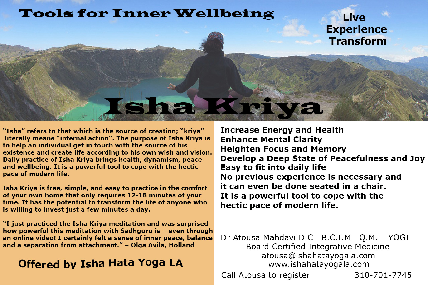 Isha Kriya Meditation